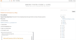 Desktop Screenshot of code2life.blogspot.com