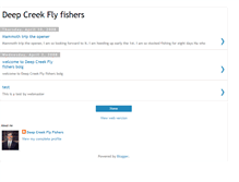Tablet Screenshot of deepcreekflyfishers.blogspot.com