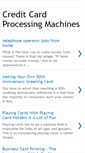 Mobile Screenshot of creditcardprocessingmachinesnews.blogspot.com