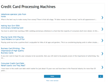 Tablet Screenshot of creditcardprocessingmachinesnews.blogspot.com