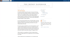 Desktop Screenshot of improvhandbook.blogspot.com