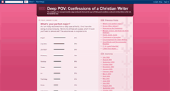 Desktop Screenshot of confessionschristianwriter.blogspot.com