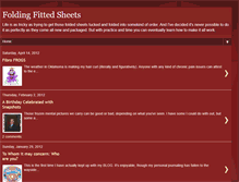 Tablet Screenshot of foldingfittedsheets.blogspot.com