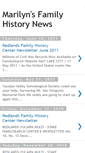 Mobile Screenshot of marilynsfamilyhistorynews.blogspot.com