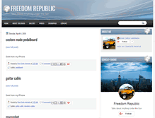 Tablet Screenshot of freedom-republic.blogspot.com