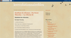 Desktop Screenshot of lerevolutionnairebleu.blogspot.com