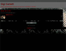 Tablet Screenshot of gigicarnett.blogspot.com