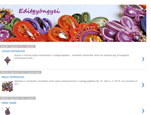 Tablet Screenshot of editgyongyei.blogspot.com