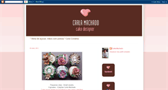 Desktop Screenshot of carlamachadocakedesigner.blogspot.com