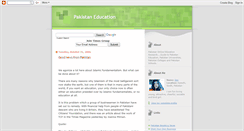 Desktop Screenshot of pakeducation.blogspot.com
