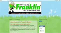 Desktop Screenshot of elblogdeopticasfranklin.blogspot.com