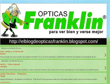 Tablet Screenshot of elblogdeopticasfranklin.blogspot.com