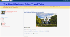 Desktop Screenshot of blue-whale-travel-tales.blogspot.com