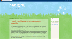Desktop Screenshot of have-hus.blogspot.com