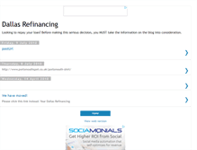 Tablet Screenshot of my-dallas-refinancing.blogspot.com