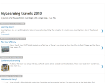 Tablet Screenshot of m-learningtravels.blogspot.com