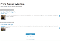 Tablet Screenshot of primaavenue.blogspot.com