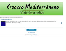 Tablet Screenshot of magisterio-ualcrucero.blogspot.com