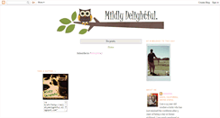 Desktop Screenshot of mildlydelightful.blogspot.com