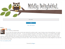 Tablet Screenshot of mildlydelightful.blogspot.com