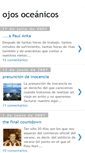 Mobile Screenshot of ojosoceanicos.blogspot.com