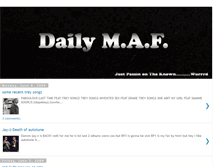 Tablet Screenshot of dailymaf.blogspot.com