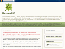Tablet Screenshot of harmonydrs.blogspot.com