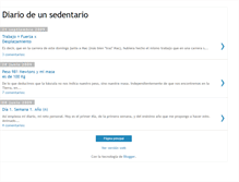 Tablet Screenshot of diariodeunsedentario.blogspot.com