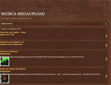 Tablet Screenshot of musicamegaupload.blogspot.com
