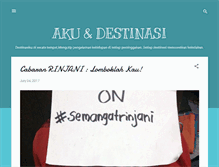 Tablet Screenshot of destinasi-aleen.blogspot.com