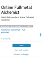 Mobile Screenshot of online-fullmetal.blogspot.com