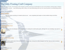 Tablet Screenshot of littlefloatingcraftco.blogspot.com