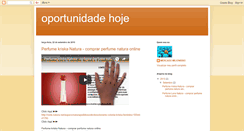 Desktop Screenshot of hojeoportunidade.blogspot.com