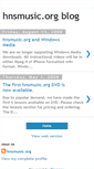 Mobile Screenshot of hnsmusicblog.blogspot.com