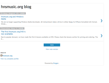 Tablet Screenshot of hnsmusicblog.blogspot.com