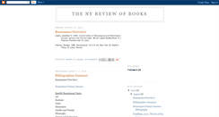 Desktop Screenshot of nybookreview.blogspot.com