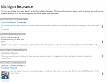 Tablet Screenshot of michiganinsurance.blogspot.com