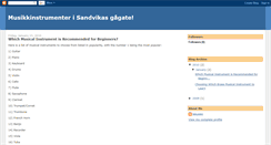 Desktop Screenshot of musikkinstrumenter.blogspot.com