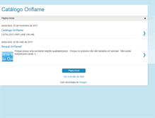 Tablet Screenshot of oricatalogo.blogspot.com