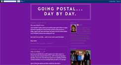 Desktop Screenshot of goingpostaldaybyday.blogspot.com