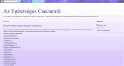 Desktop Screenshot of egeszsegescsecsemo.blogspot.com