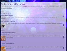 Tablet Screenshot of egeszsegescsecsemo.blogspot.com