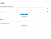 Tablet Screenshot of eshlang.blogspot.com