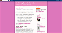 Desktop Screenshot of noretreatbabynosurrender.blogspot.com