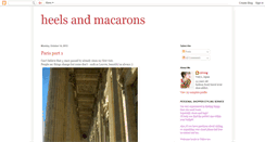 Desktop Screenshot of heelsandmacarons.blogspot.com