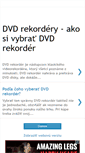 Mobile Screenshot of dvd-rekordery.blogspot.com