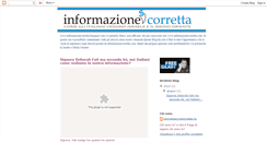 Desktop Screenshot of informazionecorretta.blogspot.com