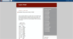 Desktop Screenshot of learnhindi-55.blogspot.com