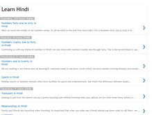 Tablet Screenshot of learnhindi-55.blogspot.com
