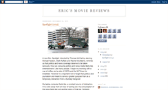 Desktop Screenshot of ericjessensreviews.blogspot.com